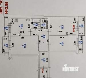 3-к квартира, вторичка, 90м2, 4/16 этаж