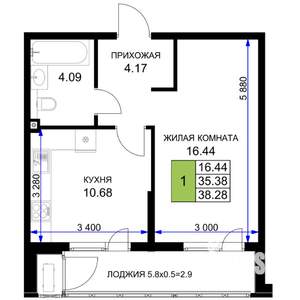 Фото квартиры на продажу (1)