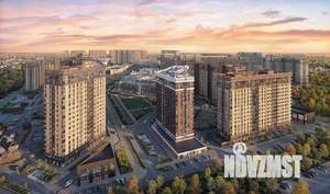 1-к квартира, строящийся дом, 51м2, 7/16 этаж