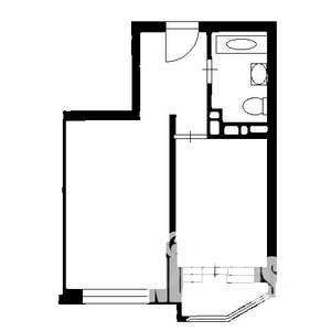 1-к квартира, вторичка, 32м2, 2/19 этаж