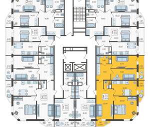 3-к квартира, вторичка, 103м2, 15/16 этаж