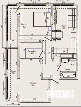 2-к квартира, вторичка, 70м2, 11/12 этаж