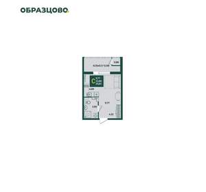 Студия квартира, вторичка, 27м2, 3/18 этаж