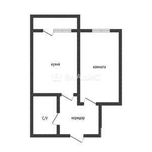 1-к квартира, вторичка, 40м2, 4/16 этаж