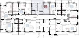 2-к квартира, сданный дом, 57м2, 1/23 этаж