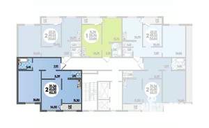 2-к квартира, вторичка, 62м2, 10/16 этаж