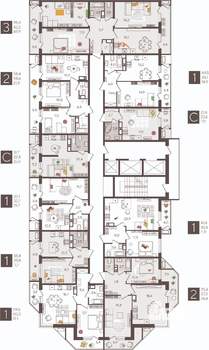 Студия квартира, вторичка, 27м2, 23/24 этаж