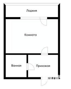 Студия квартира, вторичка, 24м2, 10/22 этаж