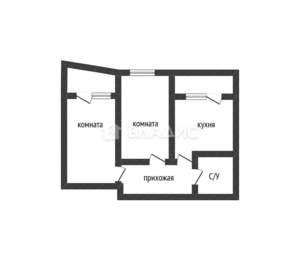 2-к квартира, вторичка, 57м2, 12/20 этаж