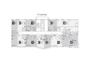 3-к квартира, вторичка, 73м2, 6/16 этаж