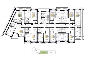 1-к квартира, вторичка, 45м2, 7/15 этаж