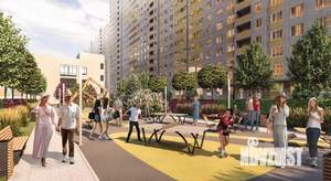 2-к квартира, строящийся дом, 65м2, 5/22 этаж