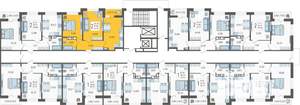 2-к квартира, вторичка, 53м2, 11/12 этаж