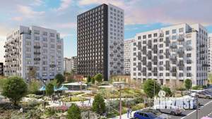 2-к квартира, строящийся дом, 58м2, 13/18 этаж