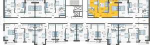 2-к квартира, вторичка, 51м2, 13/16 этаж