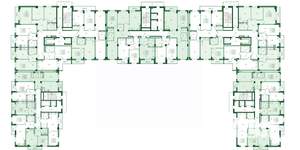 3-к квартира, сданный дом, 82м2, 8/15 этаж