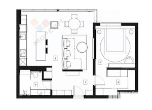 2-к квартира, вторичка, 53м2, 4/14 этаж