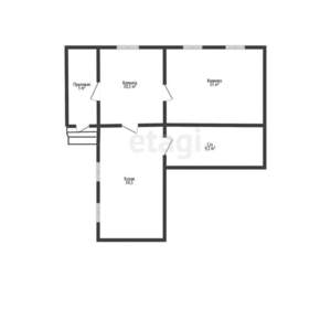 3-к квартира, вторичка, 55м2, 1/1 этаж