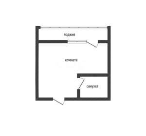 Студия квартира, вторичка, 27м2, 2/14 этаж