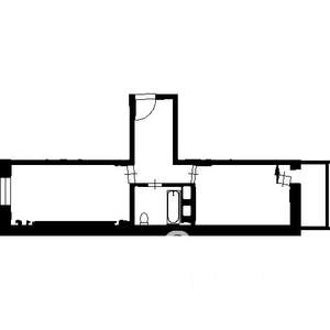 1-к квартира, вторичка, 42м2, 3/16 этаж