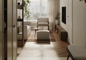 2-к квартира, вторичка, 56м2, 18/18 этаж