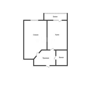 1-к квартира, вторичка, 48м2, 8/20 этаж