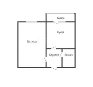 1-к квартира, вторичка, 35м2, 6/16 этаж