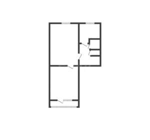 2-к квартира, вторичка, 44м2, 3/5 этаж