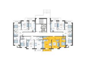 2-к квартира, вторичка, 58м2, 9/12 этаж