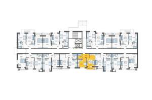 1-к квартира, строящийся дом, 35м2, 1/16 этаж