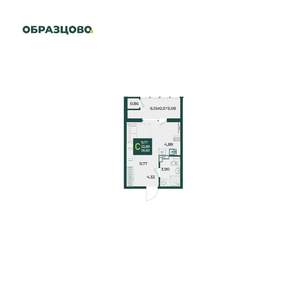 Студия квартира, вторичка, 27м2, 6/18 этаж
