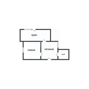 2-к квартира, вторичка, 49м2, 2/6 этаж