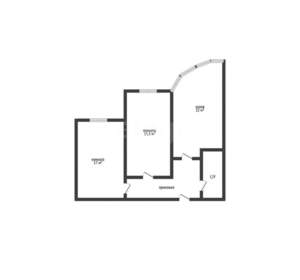 2-к квартира, вторичка, 55м2, 8/16 этаж