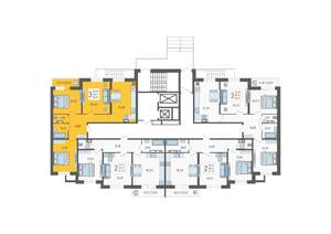 3-к квартира, вторичка, 68м2, 4/12 этаж