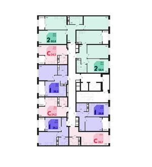 1-к квартира, вторичка, 35м2, 6/18 этаж