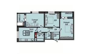 3-к квартира, вторичка, 75м2, 9/18 этаж