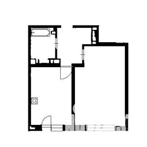 1-к квартира, вторичка, 47м2, 11/19 этаж