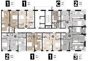 3-к квартира, вторичка, 70м2, 13/16 этаж