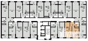 1-к квартира, вторичка, 38м2, 21/22 этаж