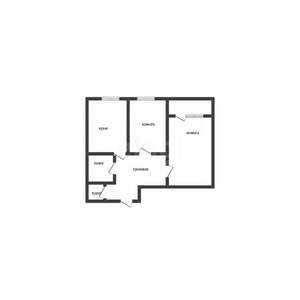 2-к квартира, вторичка, 60м2, 11/18 этаж