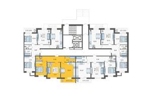 2-к квартира, вторичка, 58м2, 1/12 этаж