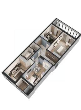 3-к квартира, вторичка, 86м2, 10/18 этаж