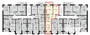 2-к квартира, строящийся дом, 64м2, 3/3 этаж