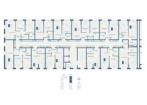 2-к квартира, строящийся дом, 55м2, 7/18 этаж