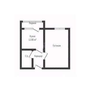 1-к квартира, вторичка, 37м2, 8/16 этаж