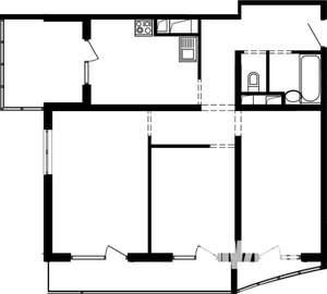 3-к квартира, вторичка, 68м2, 15/25 этаж