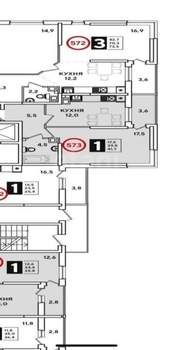 1-к квартира, вторичка, 40м2, 5/16 этаж