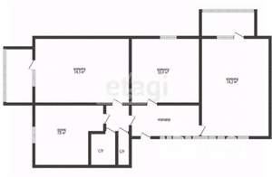 3-к квартира, вторичка, 60м2, 2/9 этаж