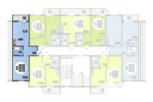 2-к квартира, вторичка, 44м2, 14/16 этаж
