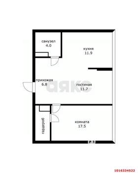 2-к квартира, вторичка, 48м2, 22/24 этаж